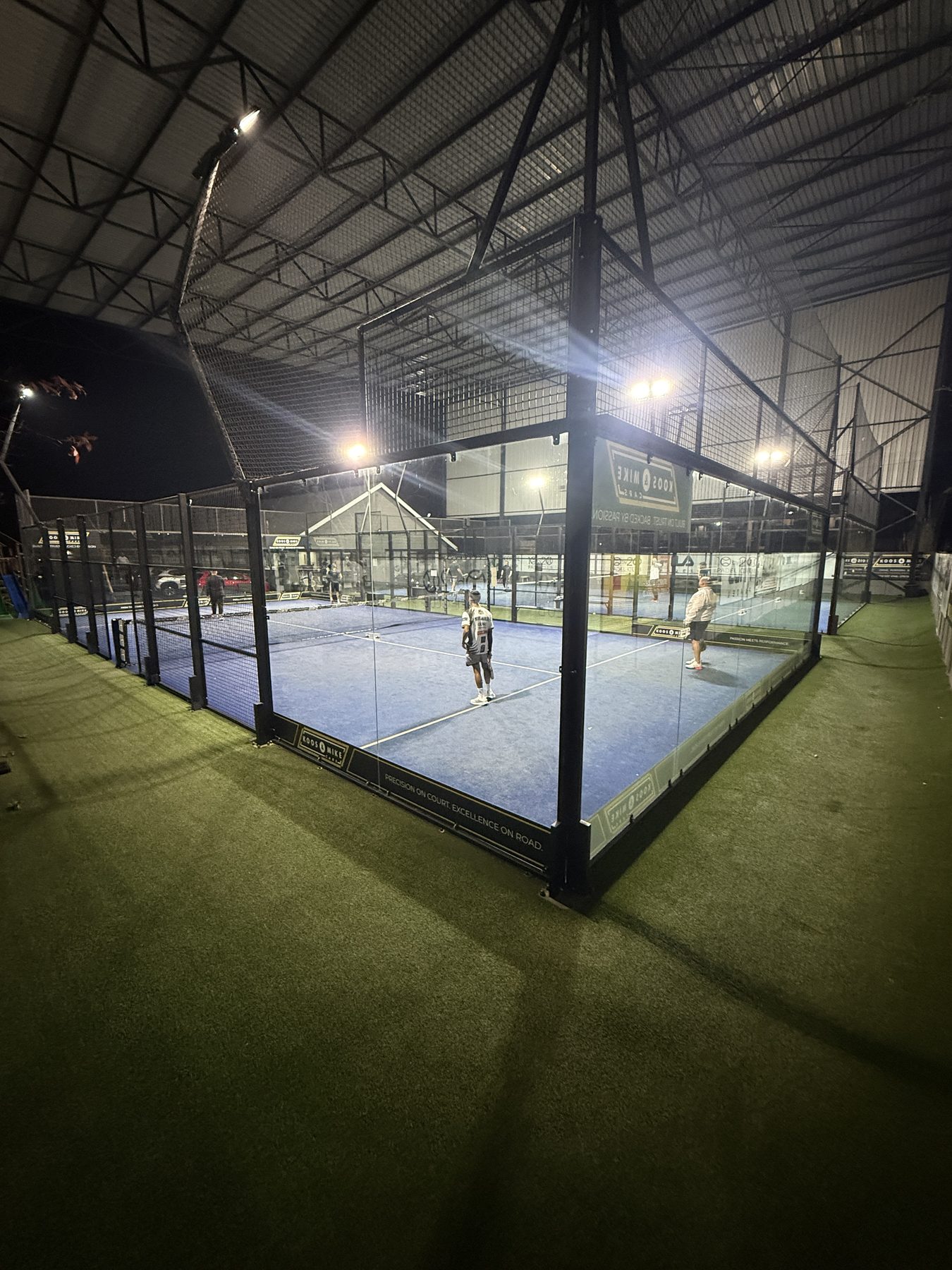 Covered padel courts at 10by20 Three Rivers