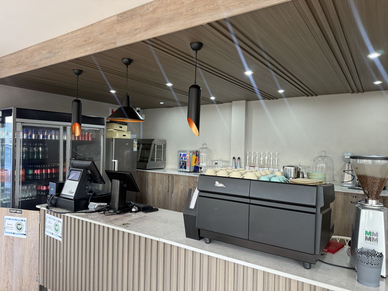 fika CAFE coffee counter at 10by20 Three Rivers