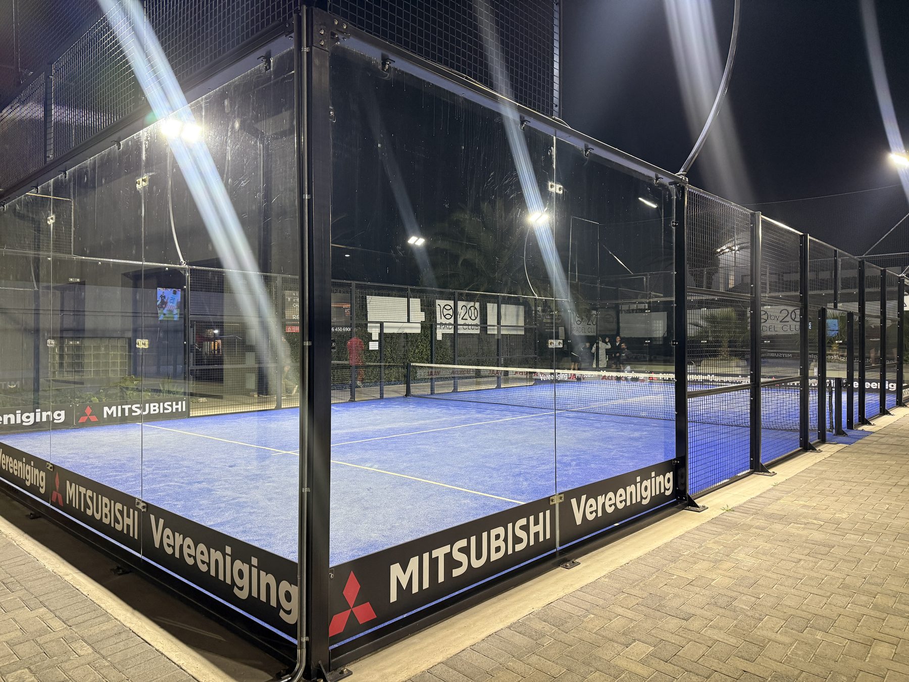 10by20 Vanderbijlpark court with Mitsubishi branding