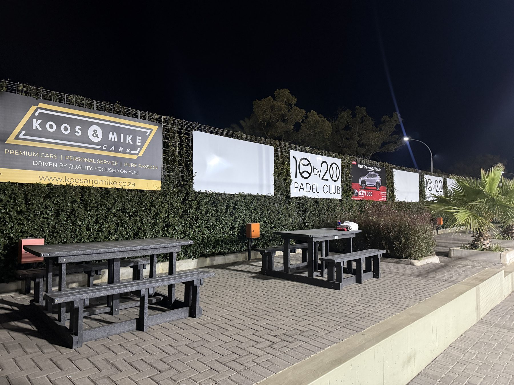 10by20 Vanderbijlpark terrace seating